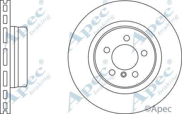 APEC BRAKING Bremžu diski DSK2594